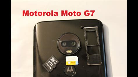 how to remove sim card from moto g7|Insert or remove the SIM/SD card .